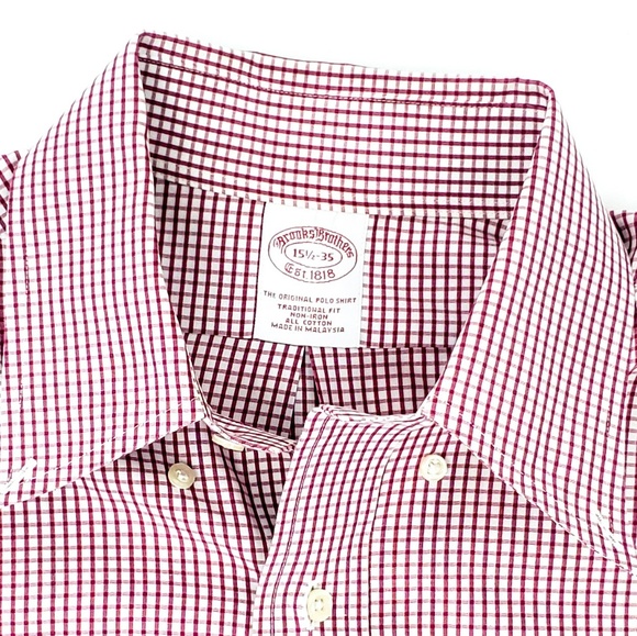 Brooks Brothers Other - Brooks Brothers Men's Gingham Check Oxford Shirt